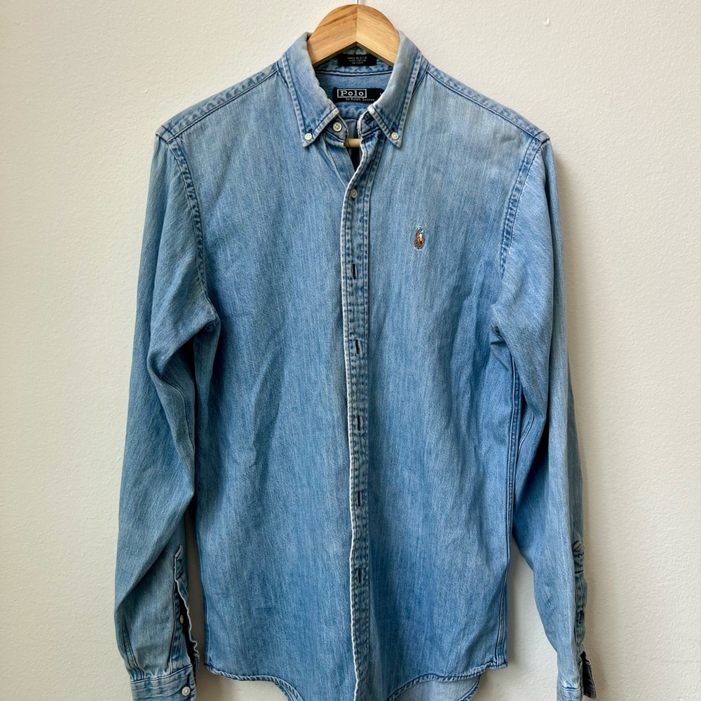 Vintage Polo Ralph Lauren Denim Button Down Shirt